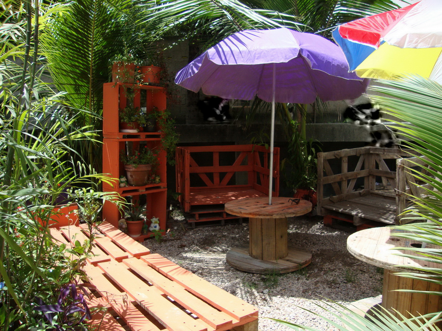 pallets para varanda decorada