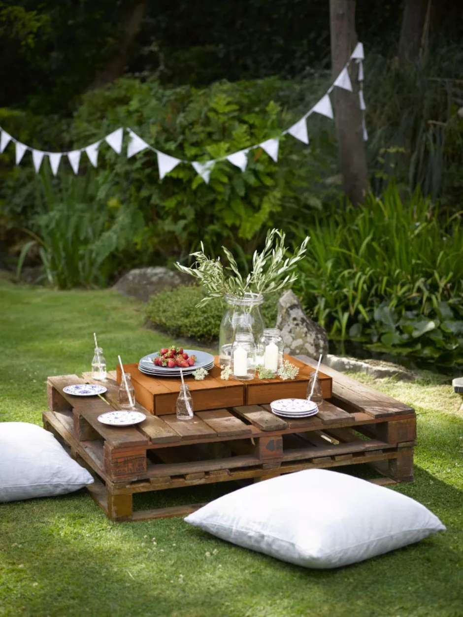 como fazer jardim vertical de pallet