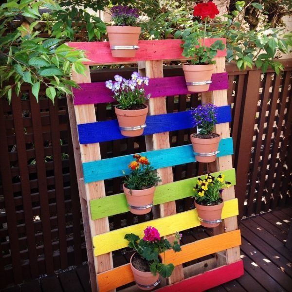 horta em pallet