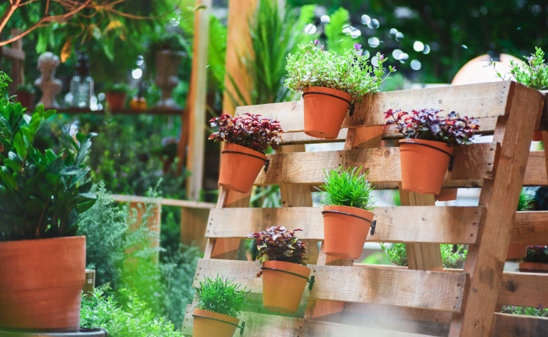 tratamento de madeira de pallet para jardim