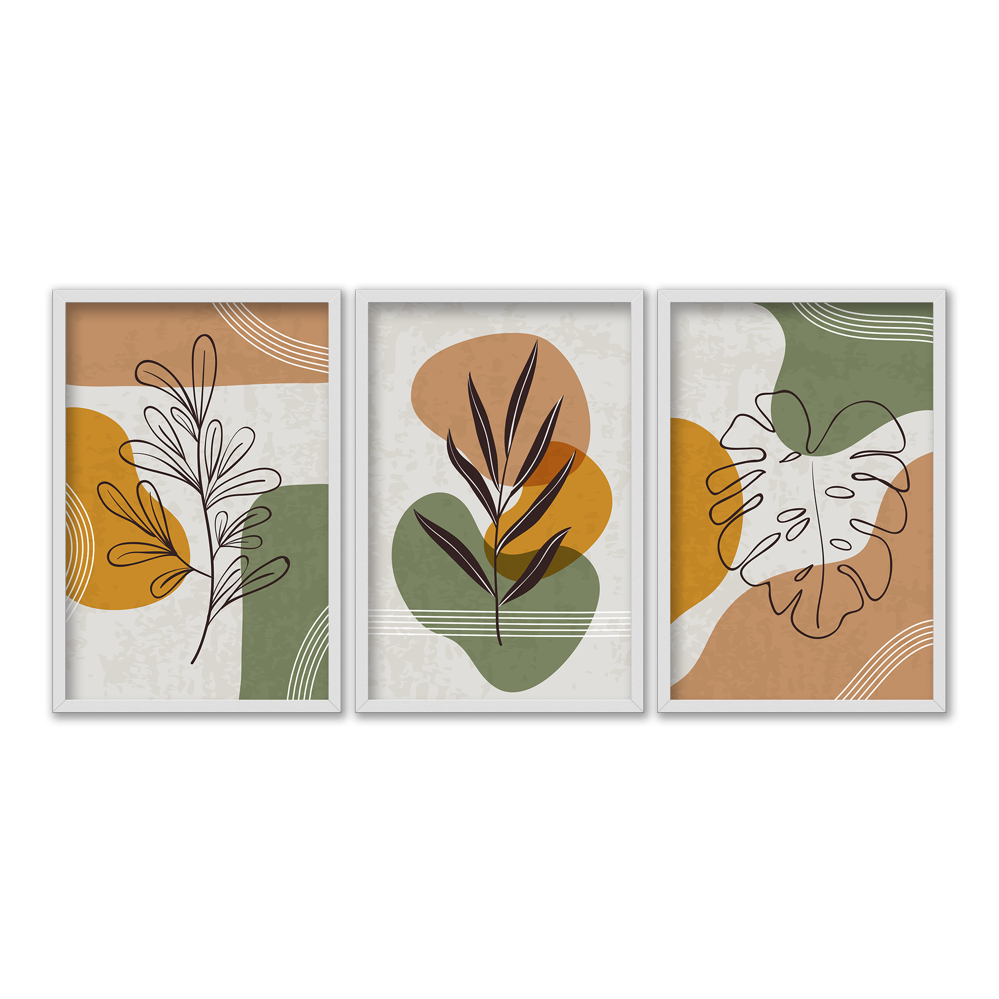 kit 3 quadros decorativos