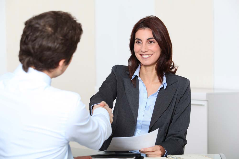 look entrevista de emprego feminina
