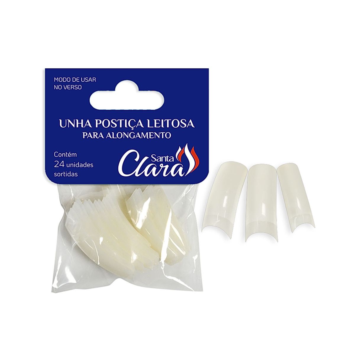 unha postiça realista